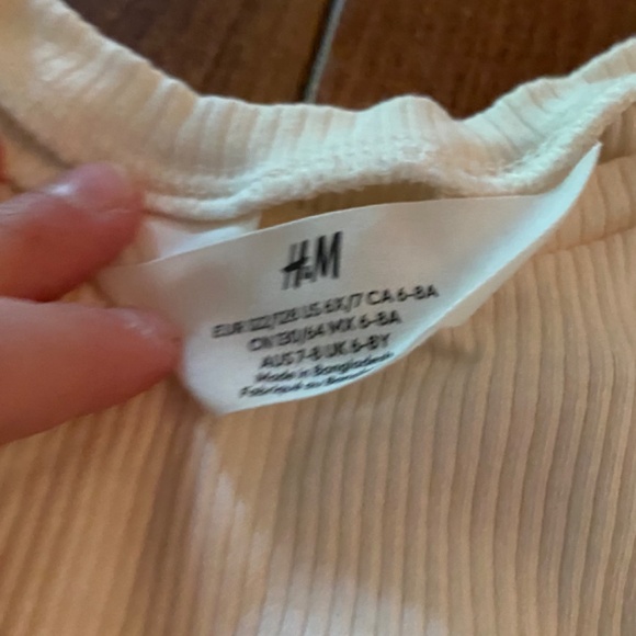 H&M ribbed long sleeve girls - Picture 3 of 3